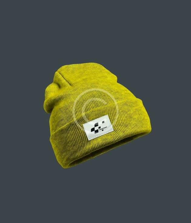Lime motorsport beanie